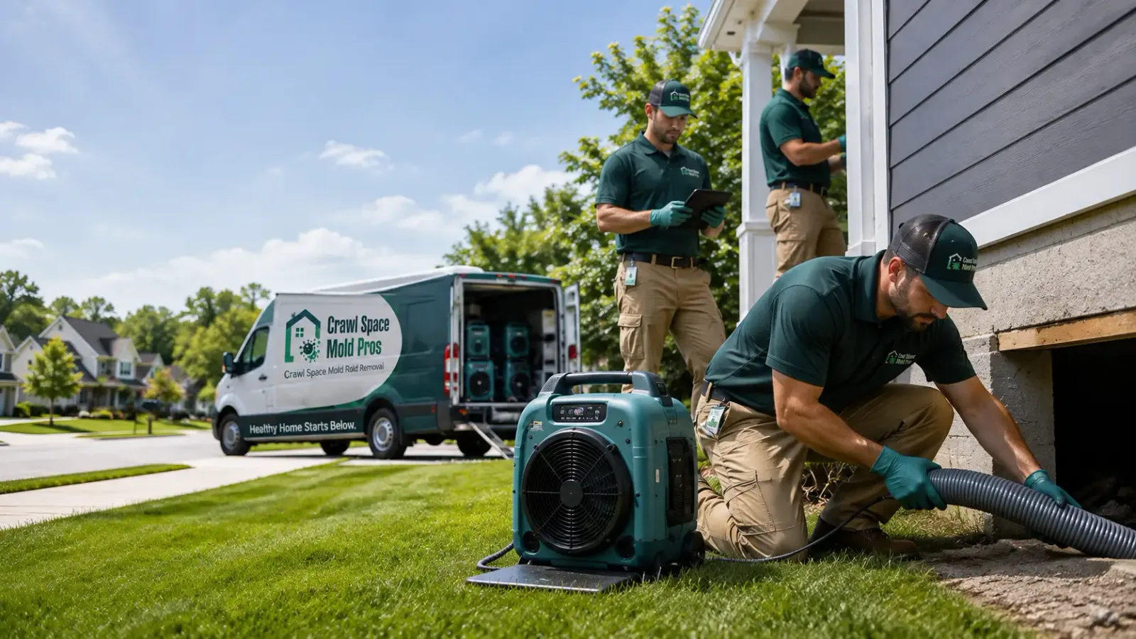 Crawl Space Mold Removal in Topsfield, MA